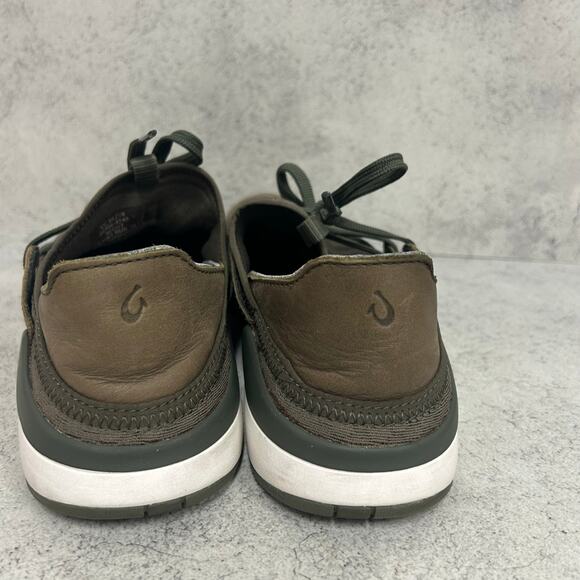 Olukai "MIKI LI" in color Green Deep Olive  Women’s Size 8.5 - Picture 2 of 5